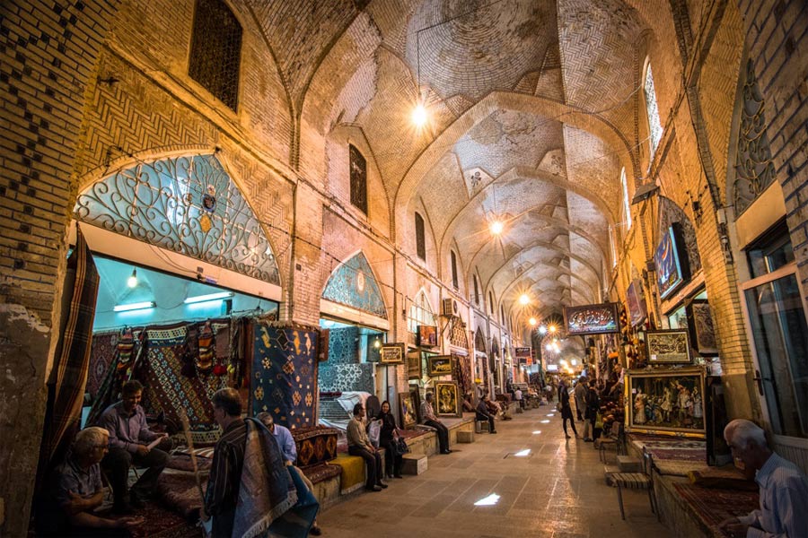 Tour to Qazvin , Qazvin Bazaar.