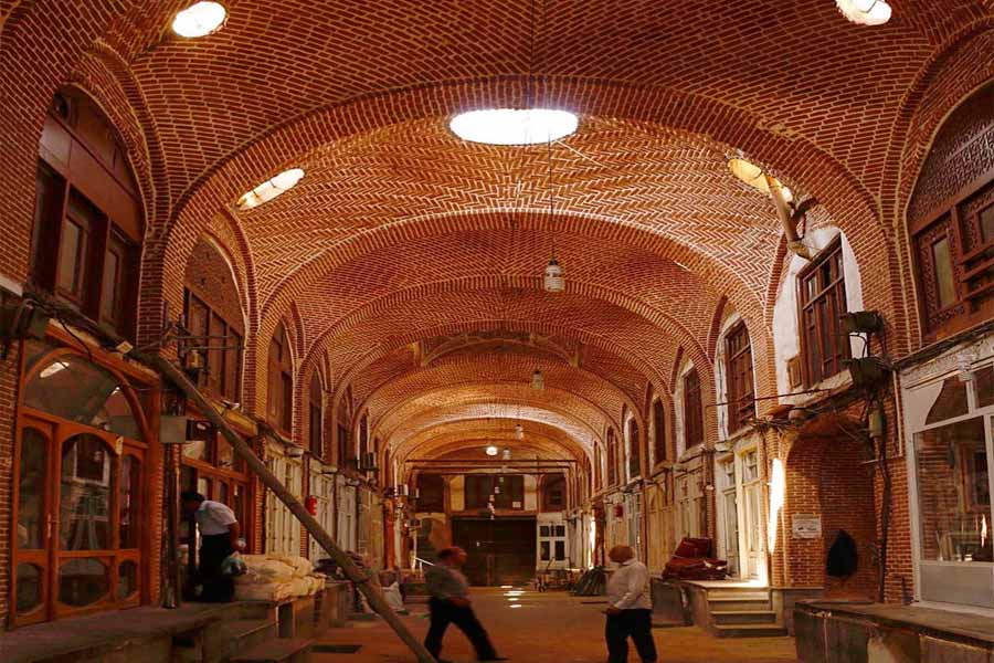 Tour to Qazvin , Qazvin Bazaar.