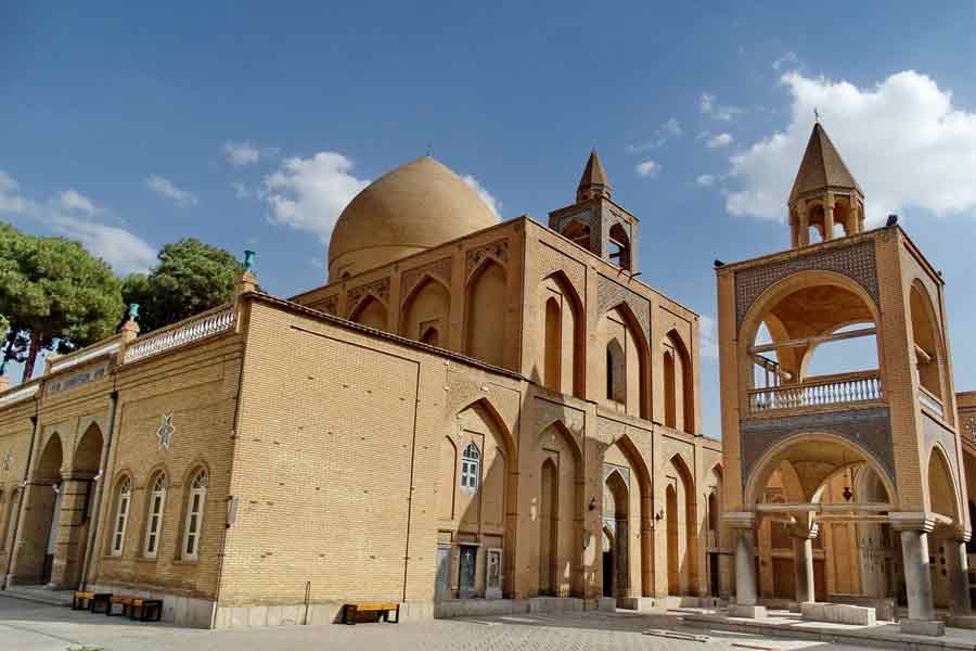 Tour to Vank cathedral church , Isfahan , Iran. Inbound Persia Travel Agency