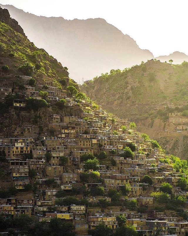 Uramanat village , UNESCO world heritage site in Iran.