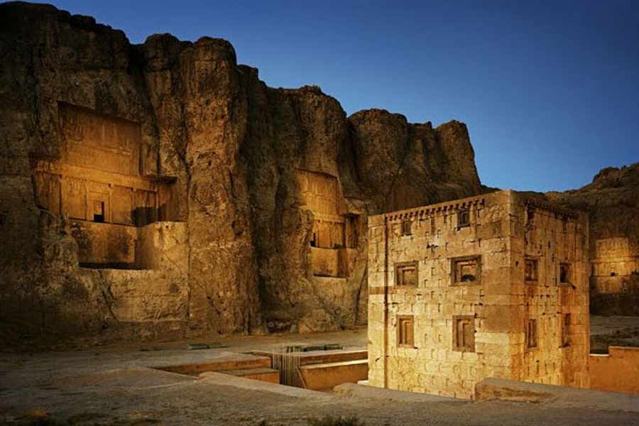 Tour to Naghshe Rostam - Necropolis. Shiraz , Iran