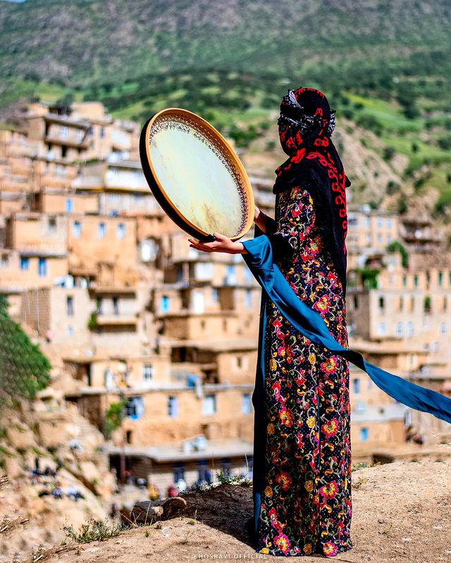 Uramanat village , UNESCO world heritage site in Iran.